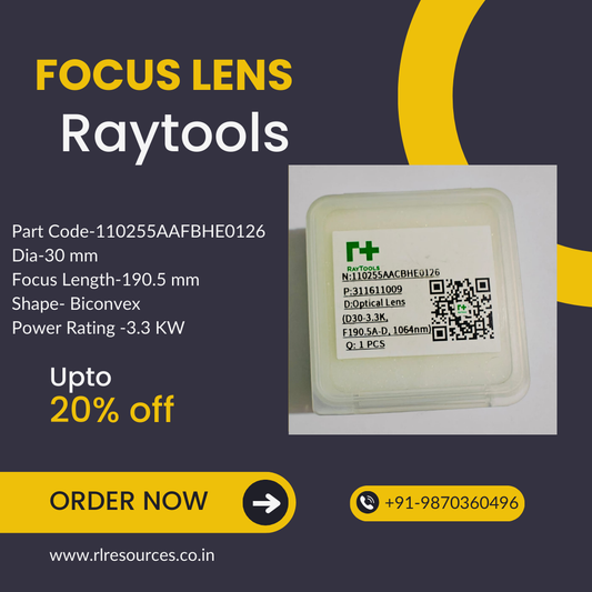 Raytools Collimation Lens 110255AACBHE0126 D30-3.3KW,F190.5-A-D,1064nm