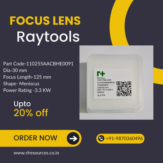 Raytools Collimation Lens 110255AAFBHE0091 D30-3.3KW,F125-B-P,1064nm