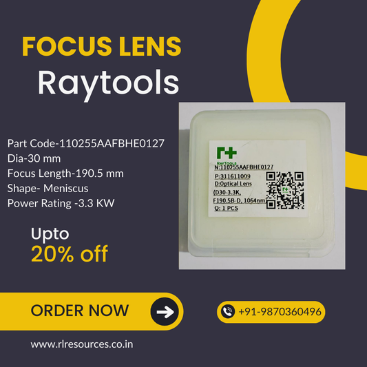 Raytools Collimation Lens 110255AACBHE0127 D30-3.3KW,F190.5-B-D,1064nm