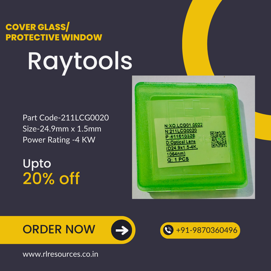 Raytools Protective Lens I 24.9x1.5 -4 KW 211LCG0020