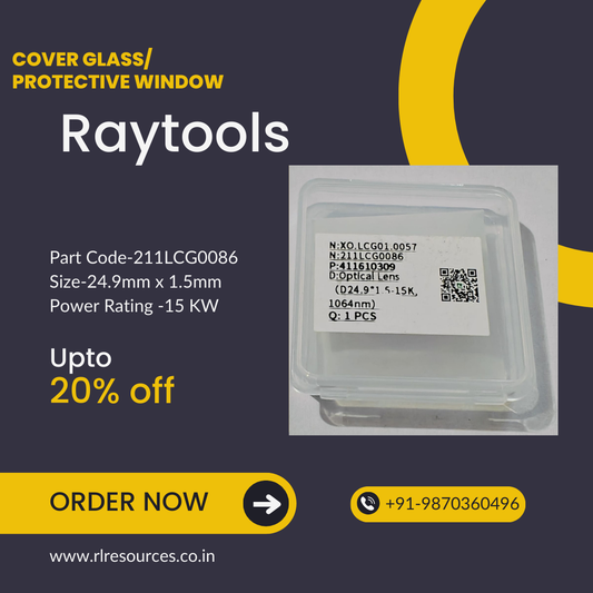 Raytools Protective Lens I 24.9mmx1.5mm -15 KW 211LCG0086