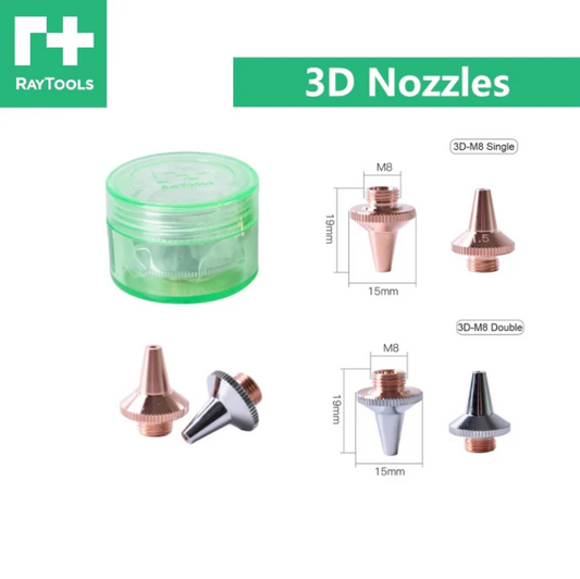 Raytools Original Single/Double Layer 3D Nozzle D15*M8