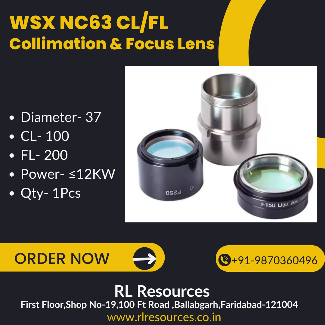 WSX NC63 - Collimation Lens & Focus Lens With Assembly