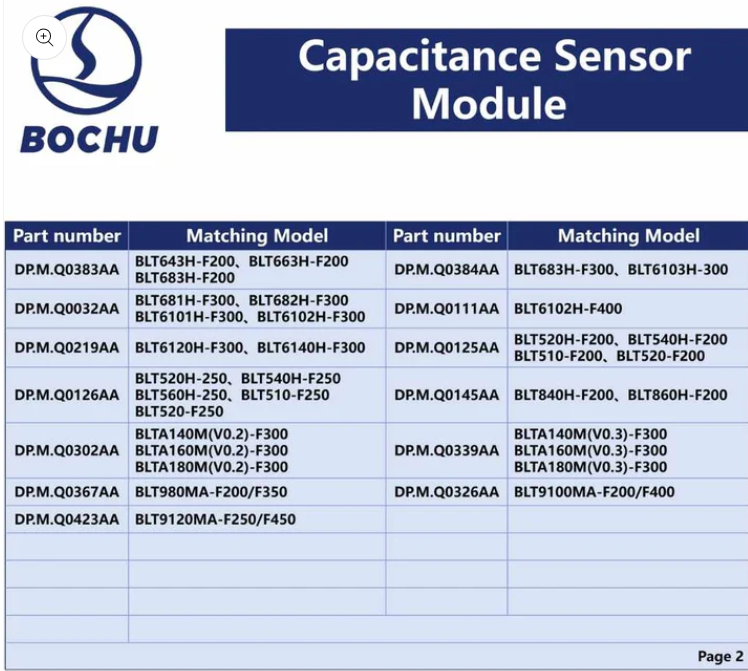 BOCHU Original Capacitance Sensor Module