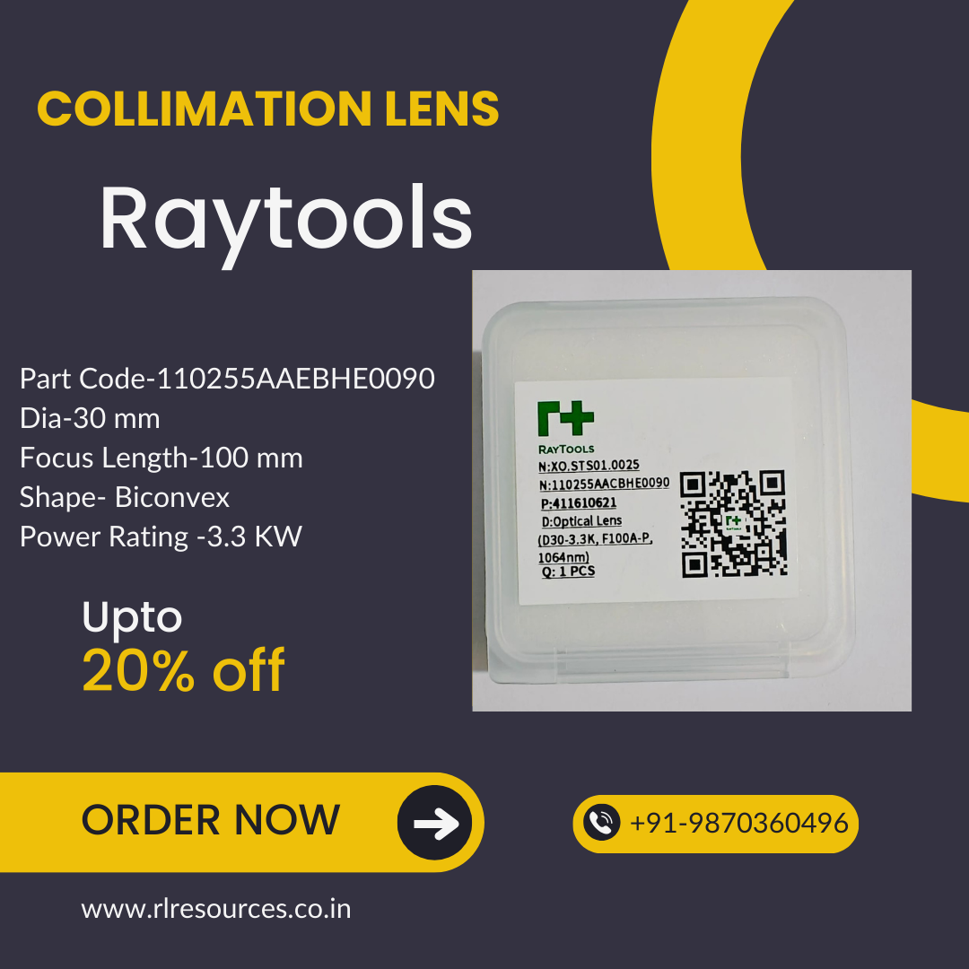 Raytools Collimation Lens 110255AAFBHE0090 D30-3.3KW,F100-A-P,1064nm