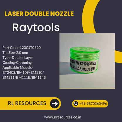 Raytools Cutting Nozzle Double Layer Original Dia 32
