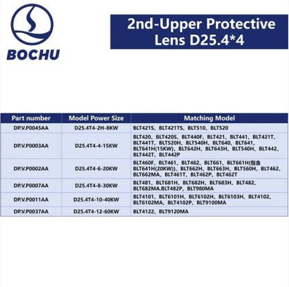 BOCHU Original 2nd-Upper Protective Lens D25.4*4