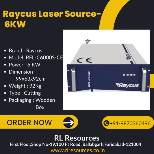 Raycus Laser Source- 6KW