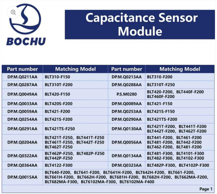 BOCHU Original Capacitance Sensor Module