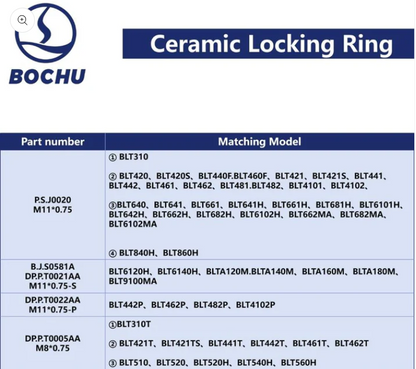 BOCHU Original Ceramic Lock Ring